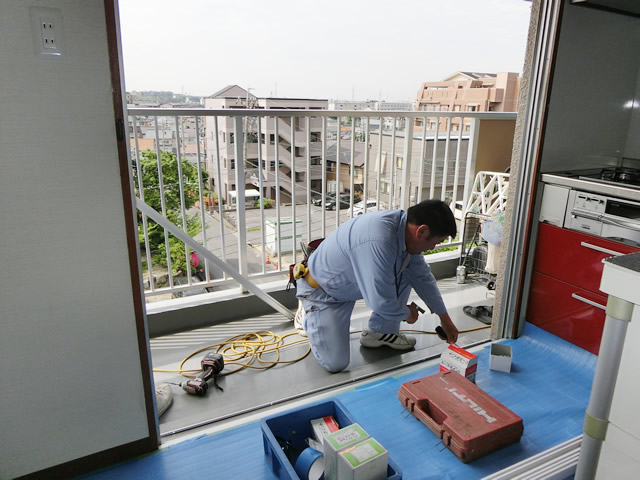 窓のリフォーム　サッシカバー工法取替工事　施工事例　名古屋市緑区
